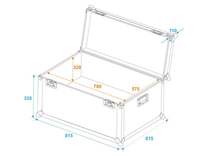 ROADINGER Universal-Transport-Case 80x60cm