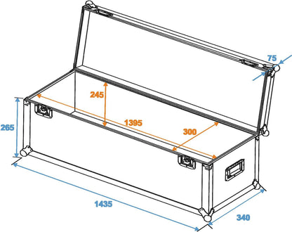 ROADINGER Universal-Case Profi 140x30x30cm