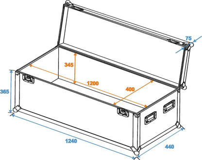 ROADINGER Universal-Case Profi 120x40x40cm