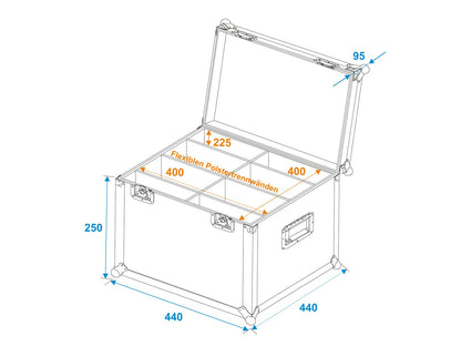 ROADINGER Universal-Transport-Case TDV-40 40x40x30cm