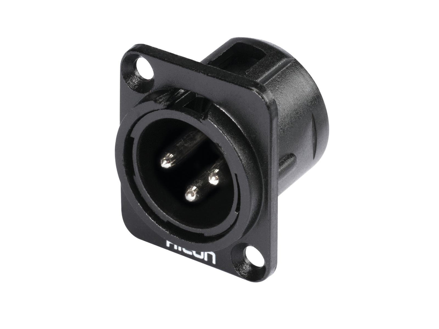 HICON XLR Einbaustecker 3pol HI-X3DM-M