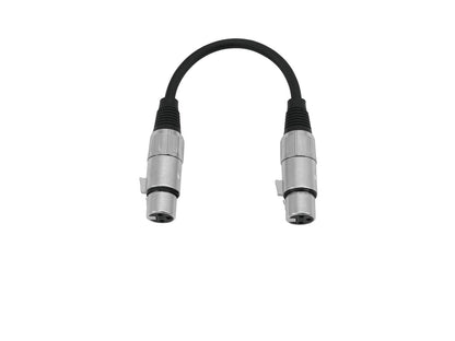 OMNITRONIC Adapterkabel XLR(F)/XLR(F) 02m sw