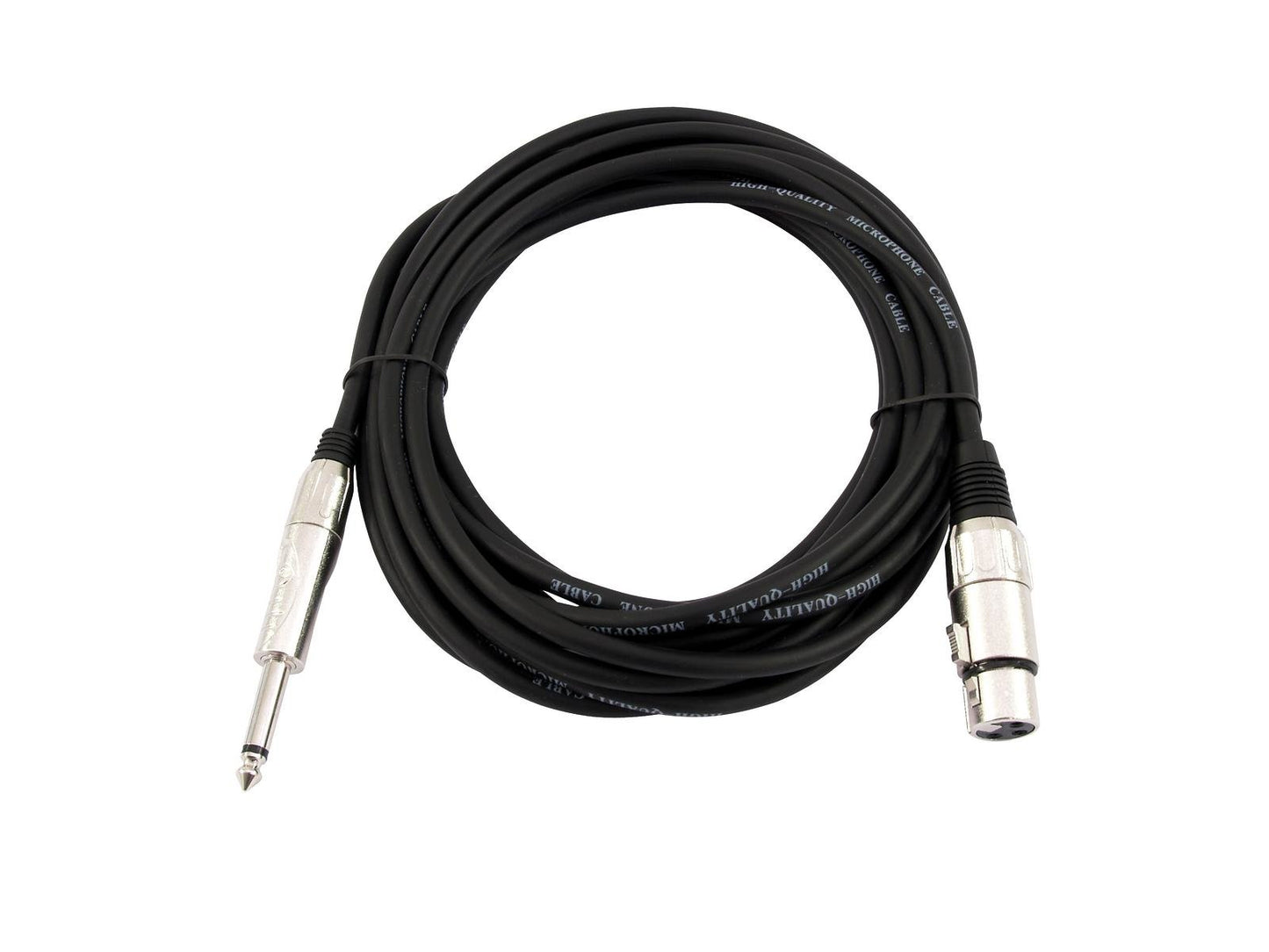 OMNITRONIC Adapterkabel XLR(F)/Klinke mono 5m sw