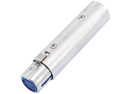 OMNITRONIC Adapter 3pol XLR(M)/5pol XLR(F)