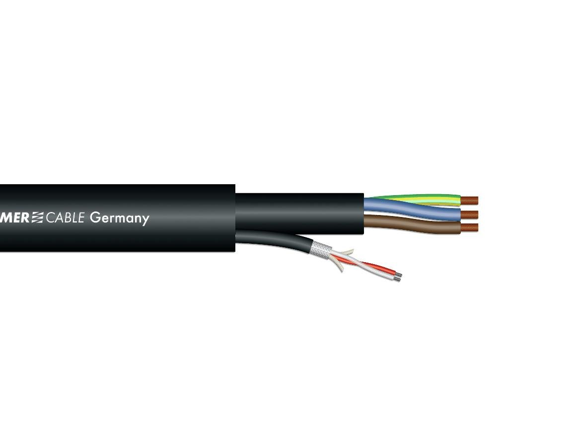 SOMMER CABLE Kombikabel 1x2x025+3G15 SC-Monolith Power DMX 100m