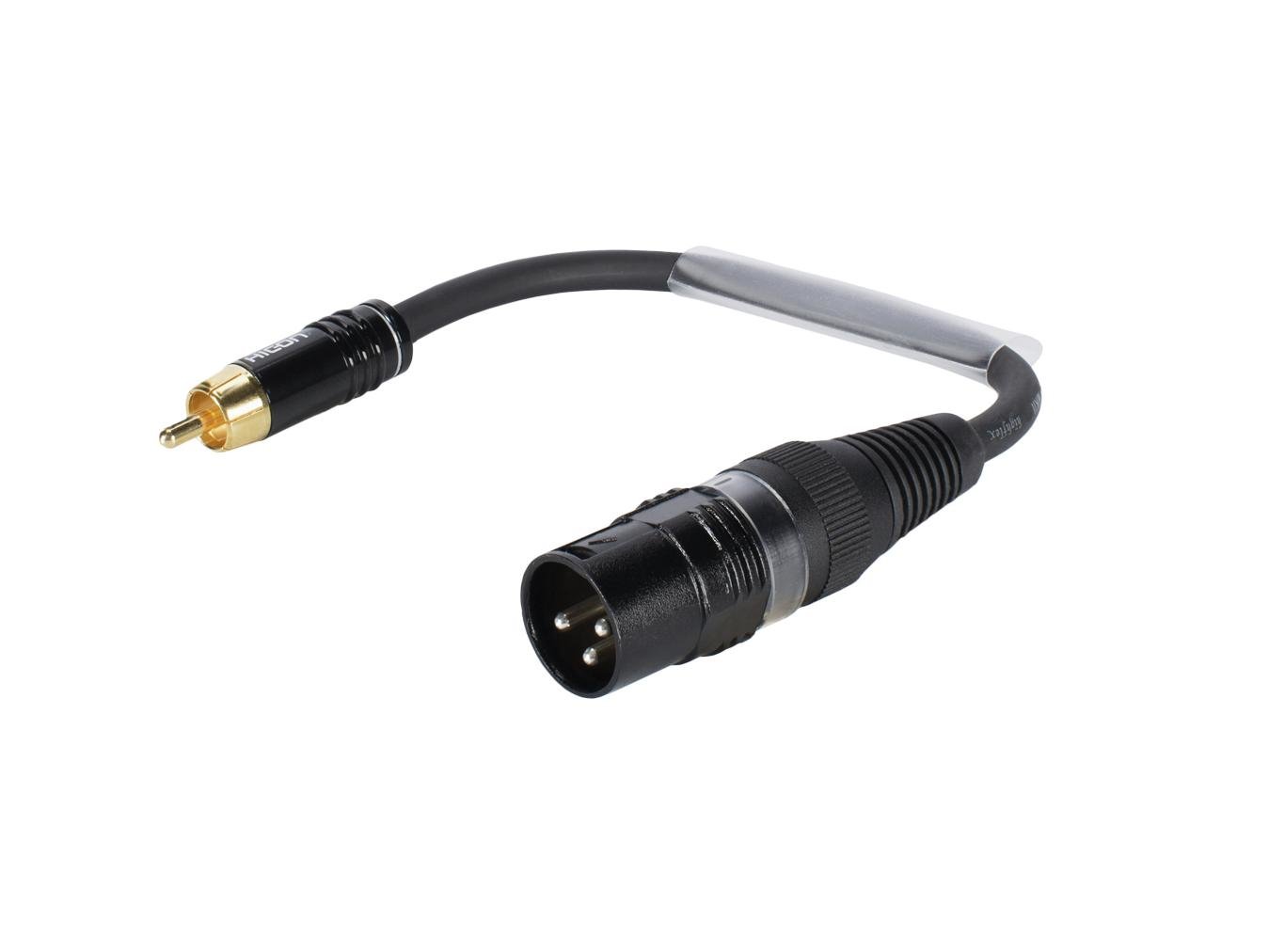 SOMMER CABLE Adapterkabel XLR(M)/Cinch(M) 015m sw