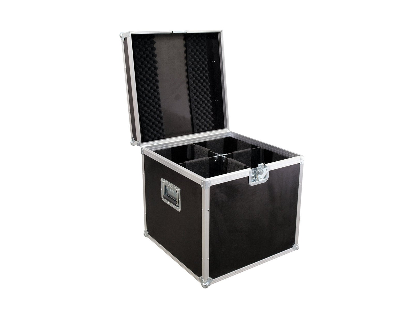 ROADINGER Flightcase 4x PAR-64 Spot lang Haken