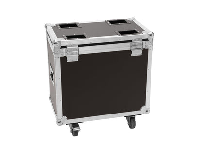 ROADINGER Flightcase 2x TMH-X12 mit Rollen