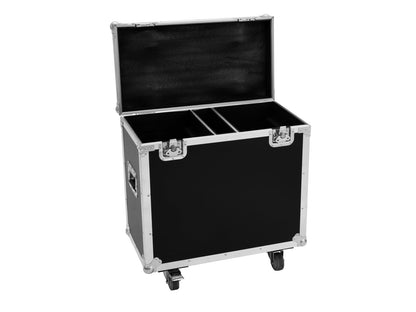 ROADINGER Flightcase 2x TMH-S200 mit Rollen