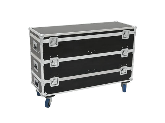 ROADINGER Flightcase 12x LED-Leiste mit Rollen