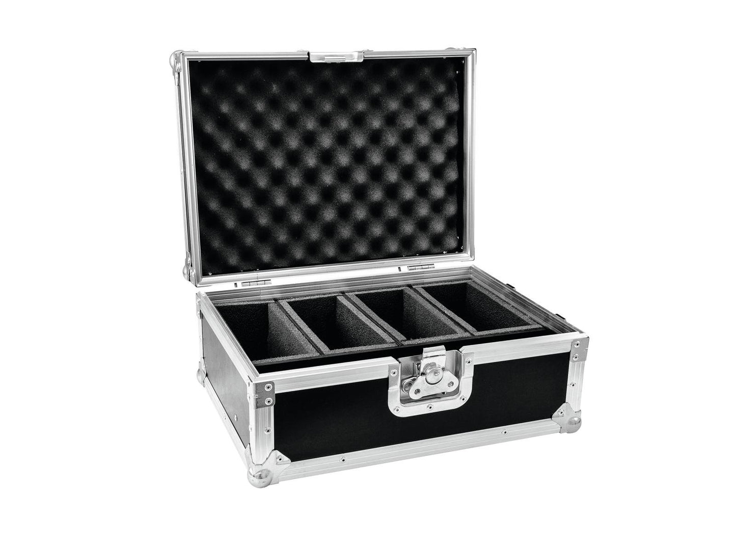 ROADINGER Flightcase 4x AKKU Flat Light Serie