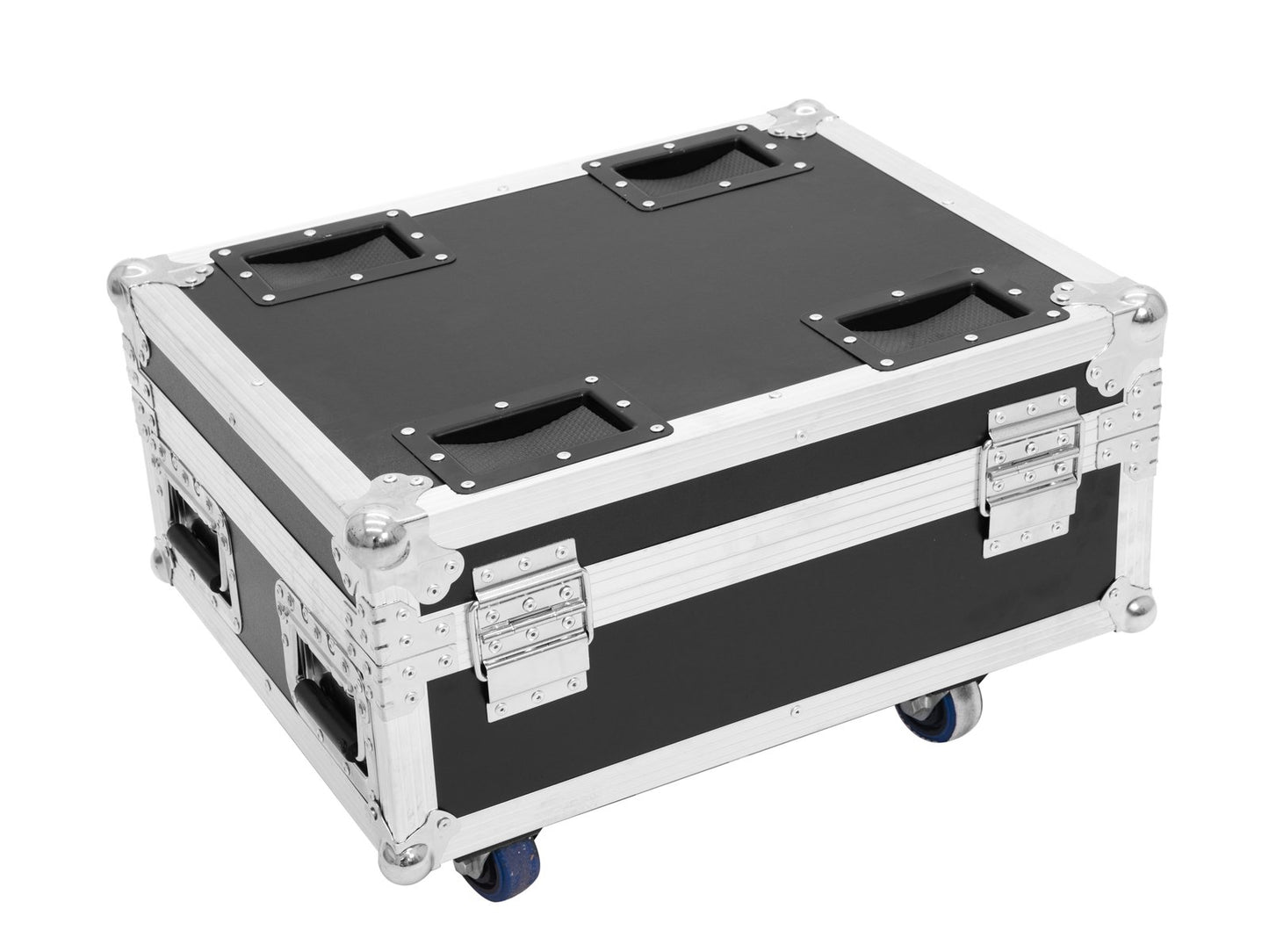 ROADINGER Flightcase 4x AKKU IP UP-4 QuickDMX mit Ladefunktion