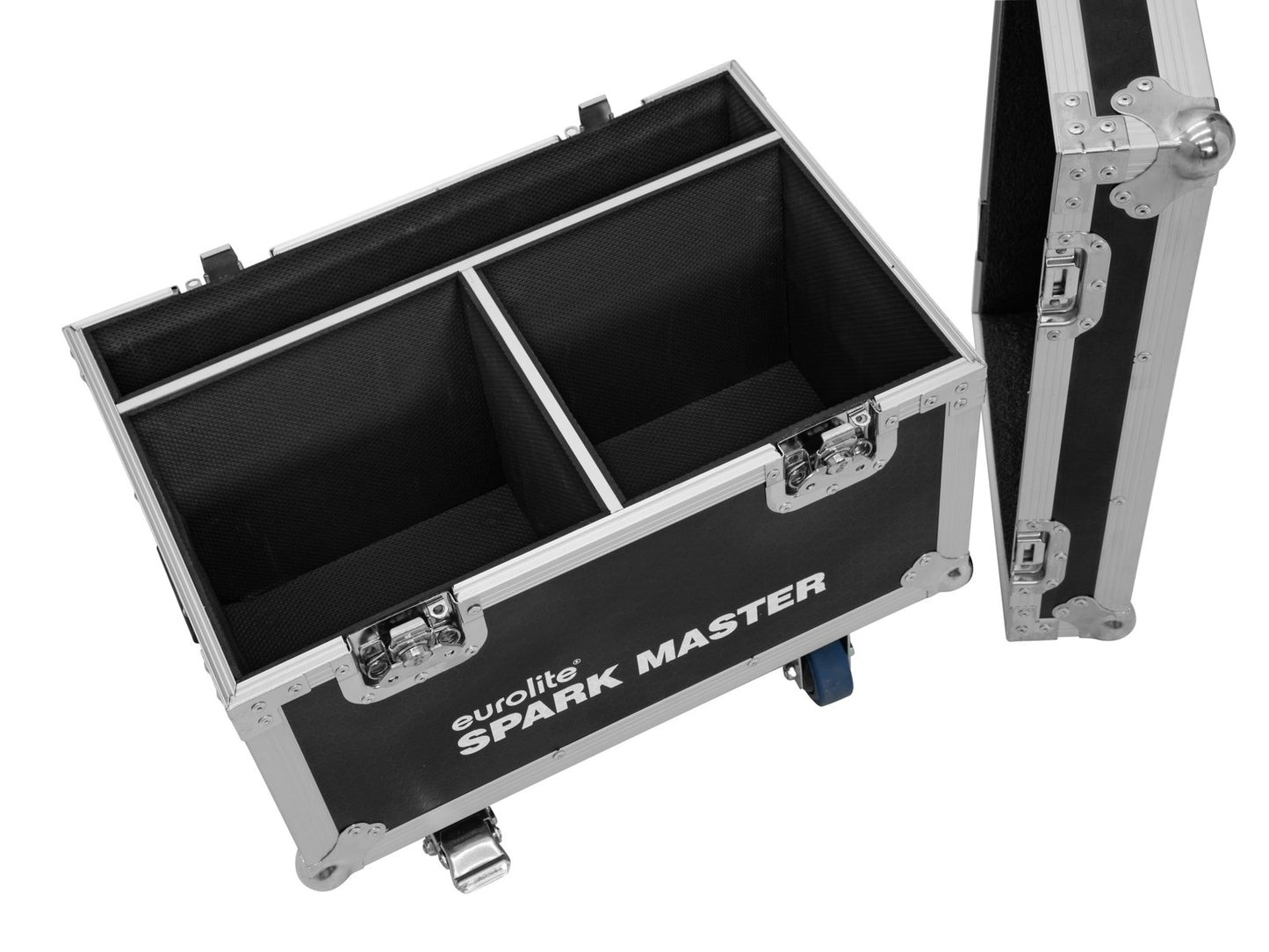 ROADINGER Flightcase 2x Spark Master mit Rollen