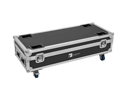 ROADINGER Flightcase 8x AKKU IP UP-4 QuickDMX mit Ladefunktion