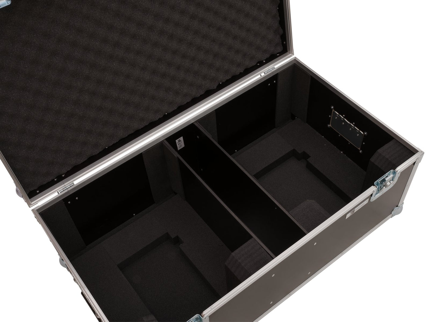 ROADINGER Flightcase 2x LED THA-150F Theater-Spot