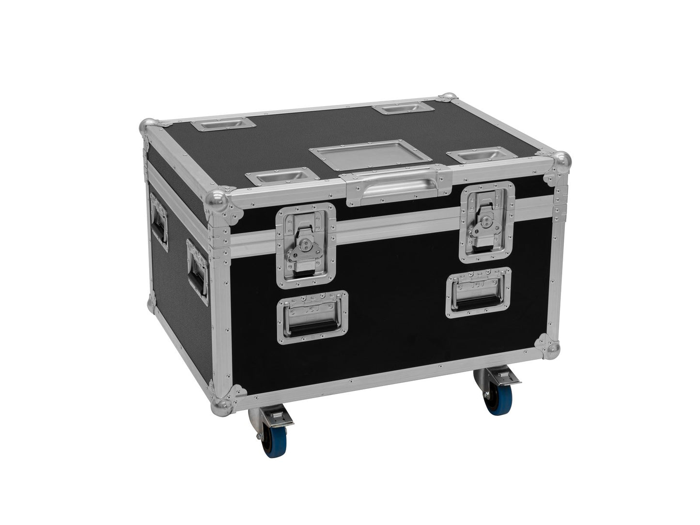 ROADINGER Flightcase 4x LED TMH-X4 mit Rollen