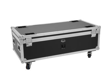 ROADINGER Flightcase 8x AKKU IP PAR 7 QCL WDMX mit Ladefunktion