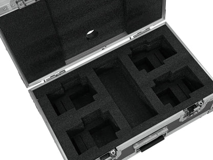 ROADINGER Flightcase 4x AKKU Dot 1 RGB/WW QuickDMX