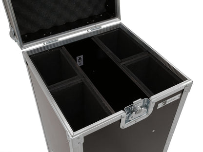 ROADINGER Flightcase 4x LED IP T-Bar 16 QCL Leiste