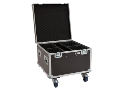 ROADINGER Flightcase 4x LED Theatre COB 100 Serie mit Rollen