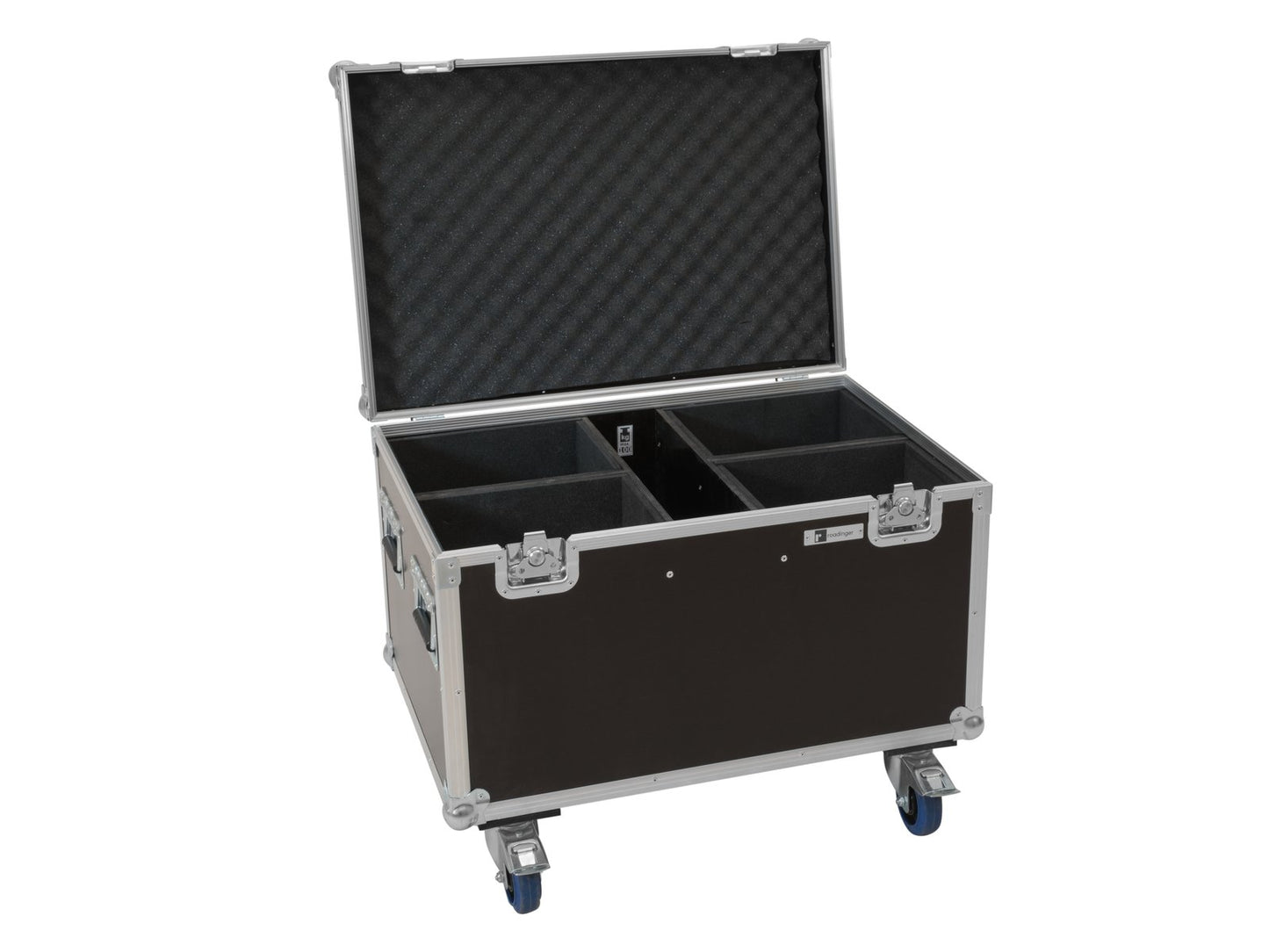 ROADINGER Flightcase 4x LED Theatre COB 200 Serie mit Rollen