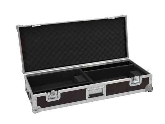 ROADINGER Flightcase 2x LED TSL-1000 mit Trolleyfunktion