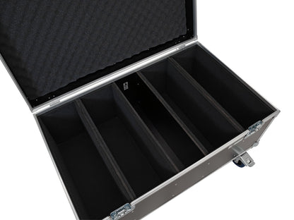 ROADINGER Flightcase 4x Multiflood Pro IP RGBW MK2 mit Rollen