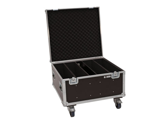 ROADINGER Flightcase 4x LED PLL-480 mit Rollen