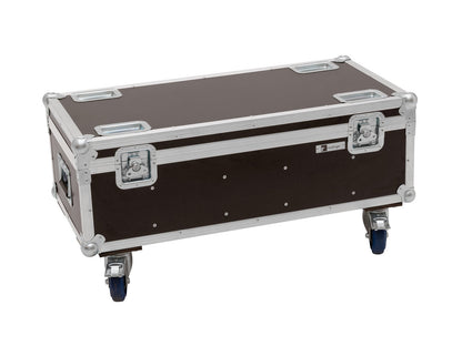 ROADINGER Flightcase 4x Audience Blinder 2x100W LED COB CW/WW mit Rollen