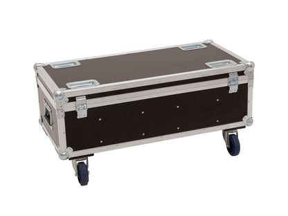 ROADINGER Flightcase 4x Audience Blinder 2x100W LED COB CW/WW mit Rollen