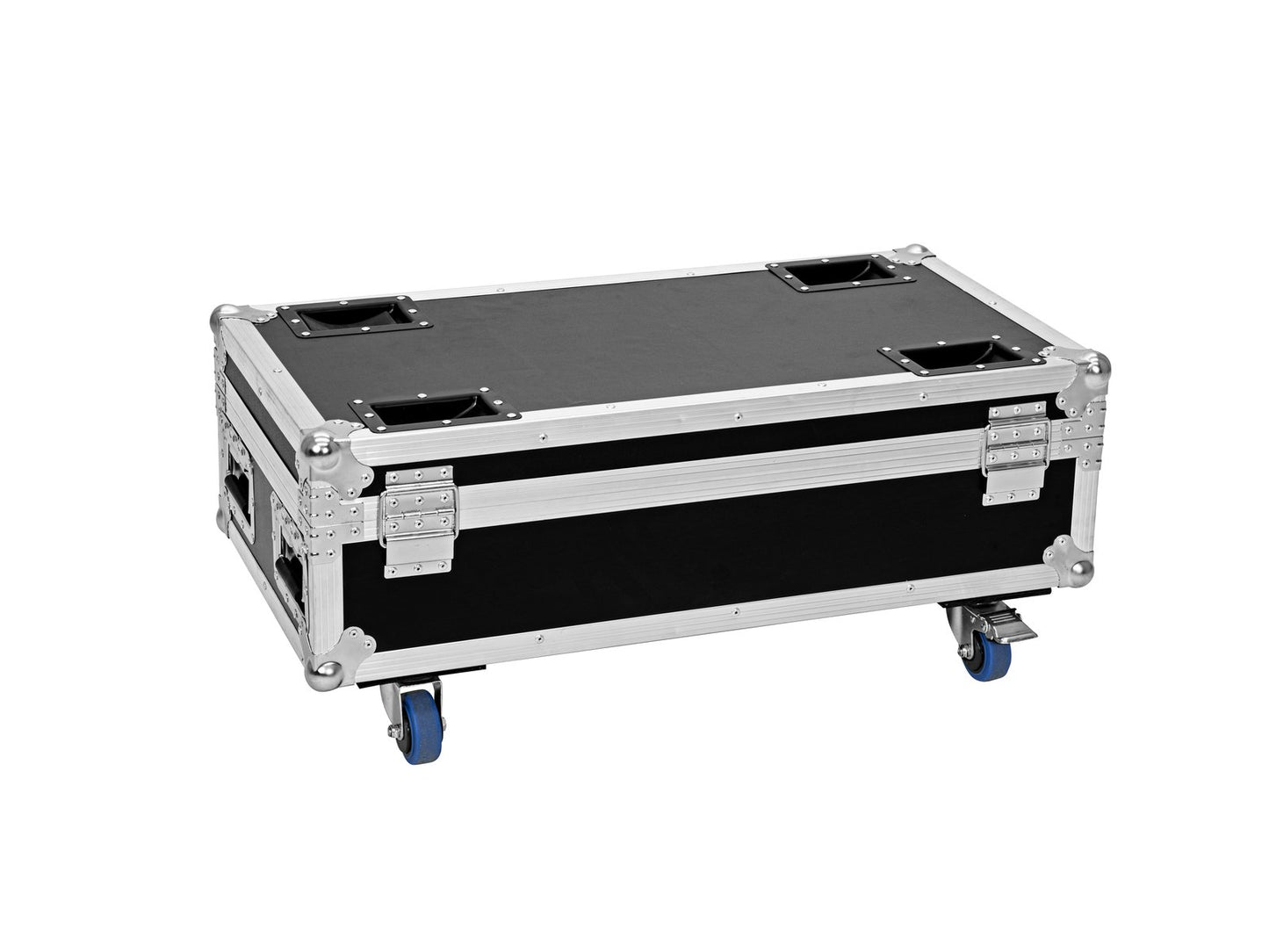 ROADINGER Flightcase 6x AKKU IP UP-4 Plus HCL Spot WDMX mit Ladefunktion