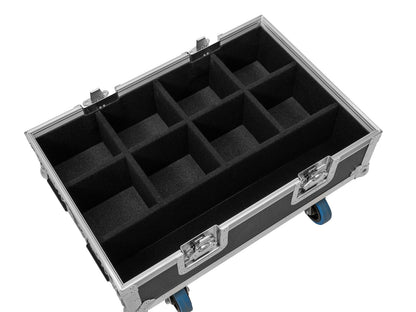 ROADINGER Flightcase BAS-1 8x SILENT PAR 6 QCL FLOOR