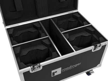 ROADINGER Flightcase 4x EYE-740 MK2 mit Rollen