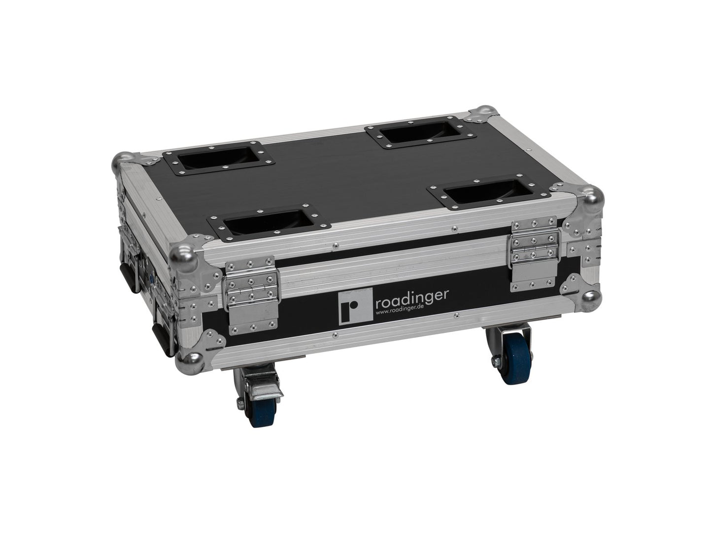 ROADINGER Flightcase 8x AKKU Mini IP UP-4 QCL Spot MK2 mit Ladefunktion