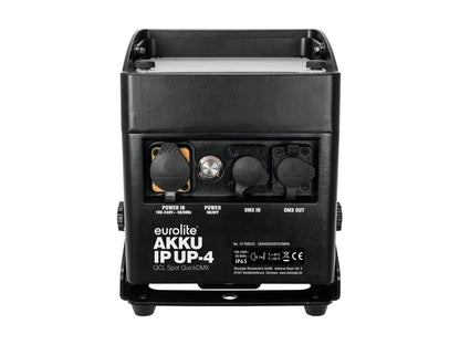 EUROLITE AKKU IP UP-4 QCL Spot QuickDMX