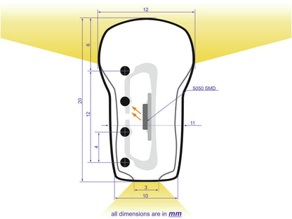 EUROLITE LED Neon Flex 230V Slim RGB 100cm