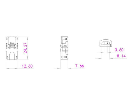 EUROLITE LED Strip Einspeiser 2Pin 8mm