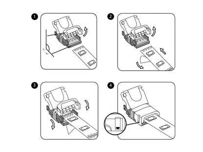 EUROLITE LED Strip flexibler Verbinder 4Pin 10mm