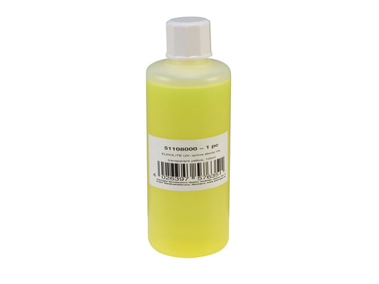 EUROLITE UV-aktive Stempelfarbe transparent gelb 100ml