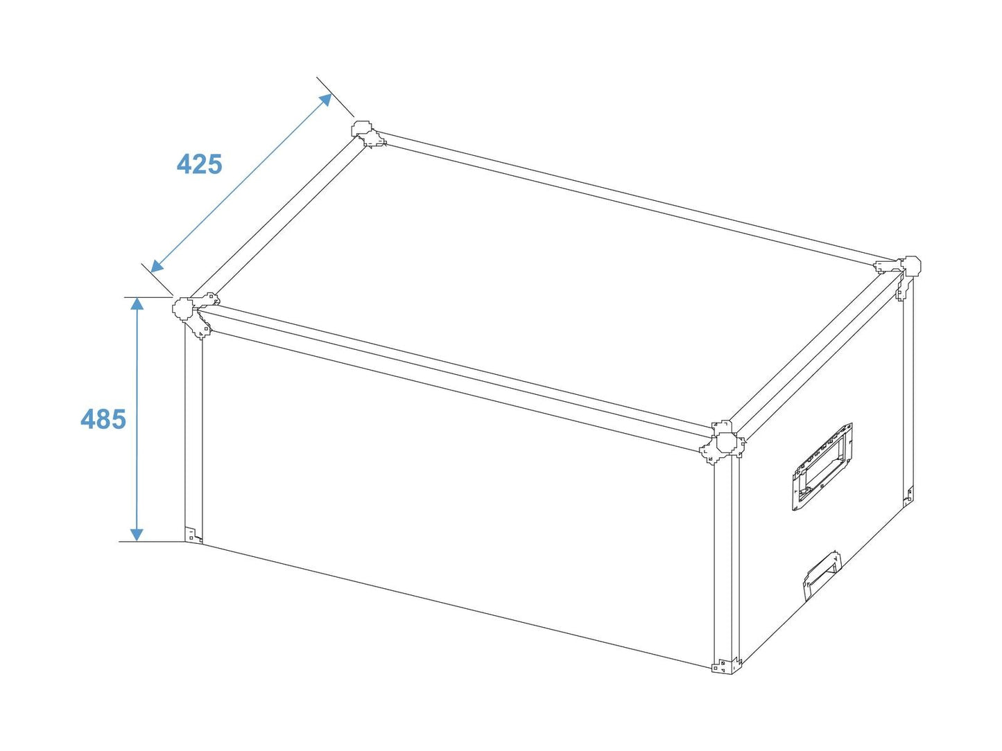 ROADINGER Flightcase ICE-100/ICE-101