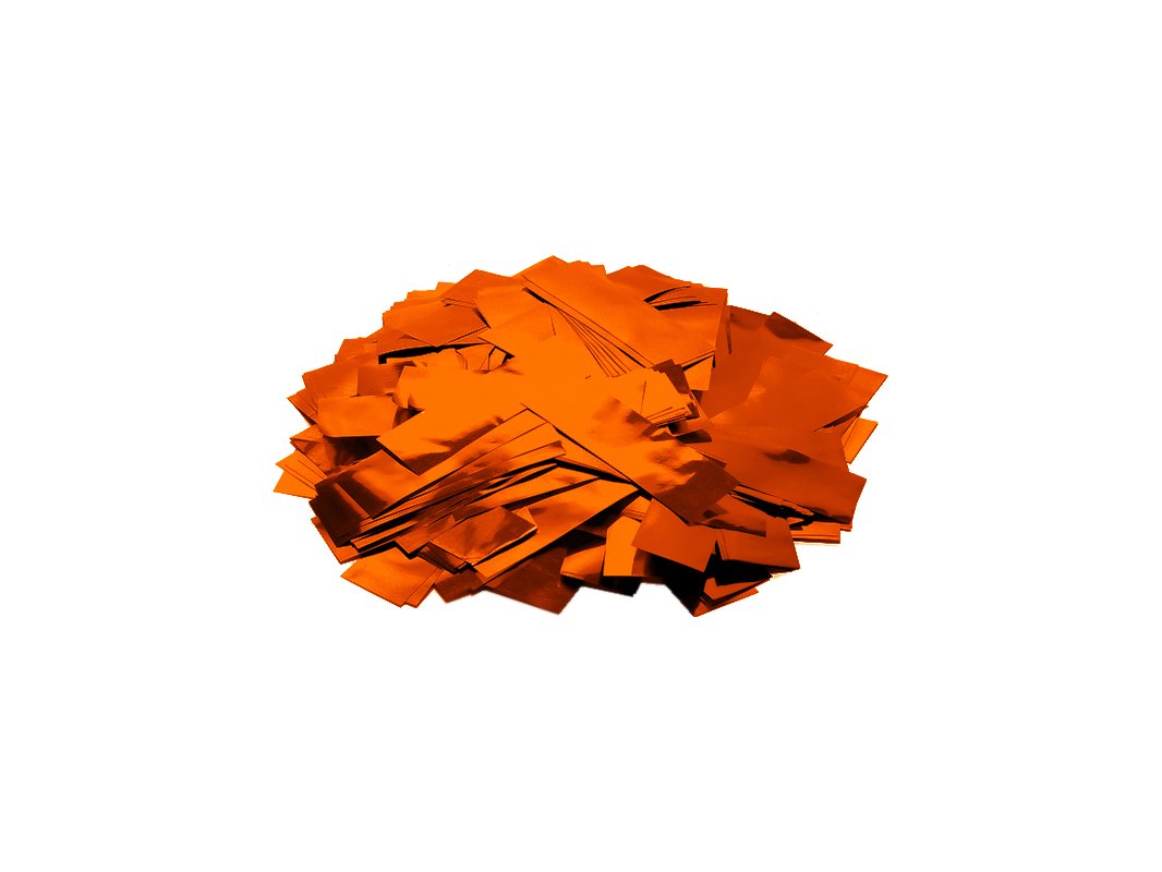 TCM FX Metallic Konfetti rechteckig 55x18mm orange 1kg