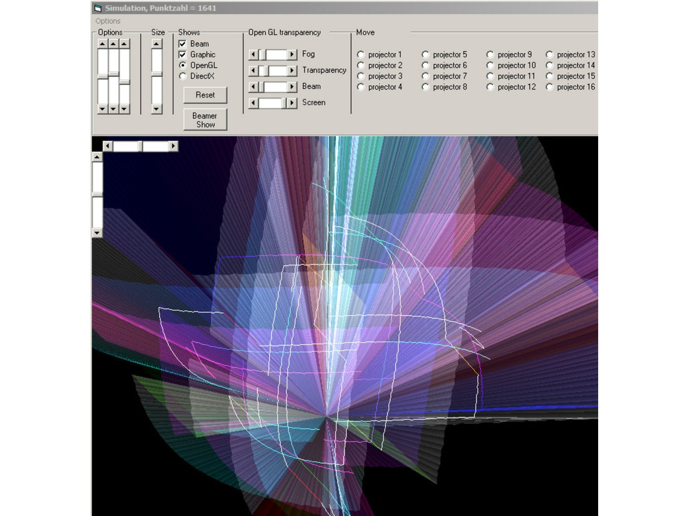 LASERWORLD ShowNET inkl. Showeditor Lasershow Software