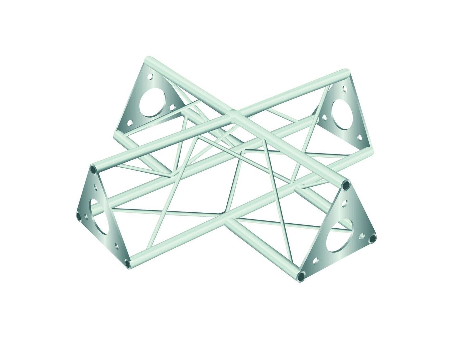 DECOTRUSS SAC-41 Kreuzung 4-Weg silber