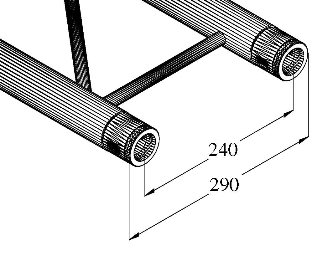 ALUTRUSS BILOCK BQ2-290 2-Punkt-Traverse