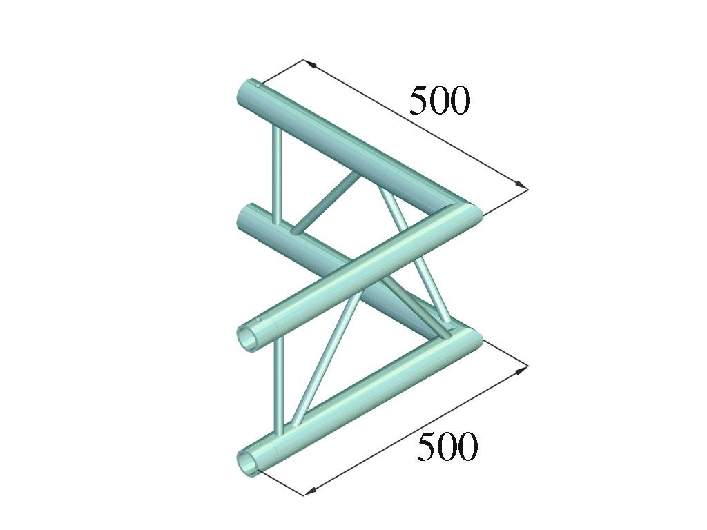 ALUTRUSS BILOCK BQ2-PAC21V 2-Weg Ecke 90°