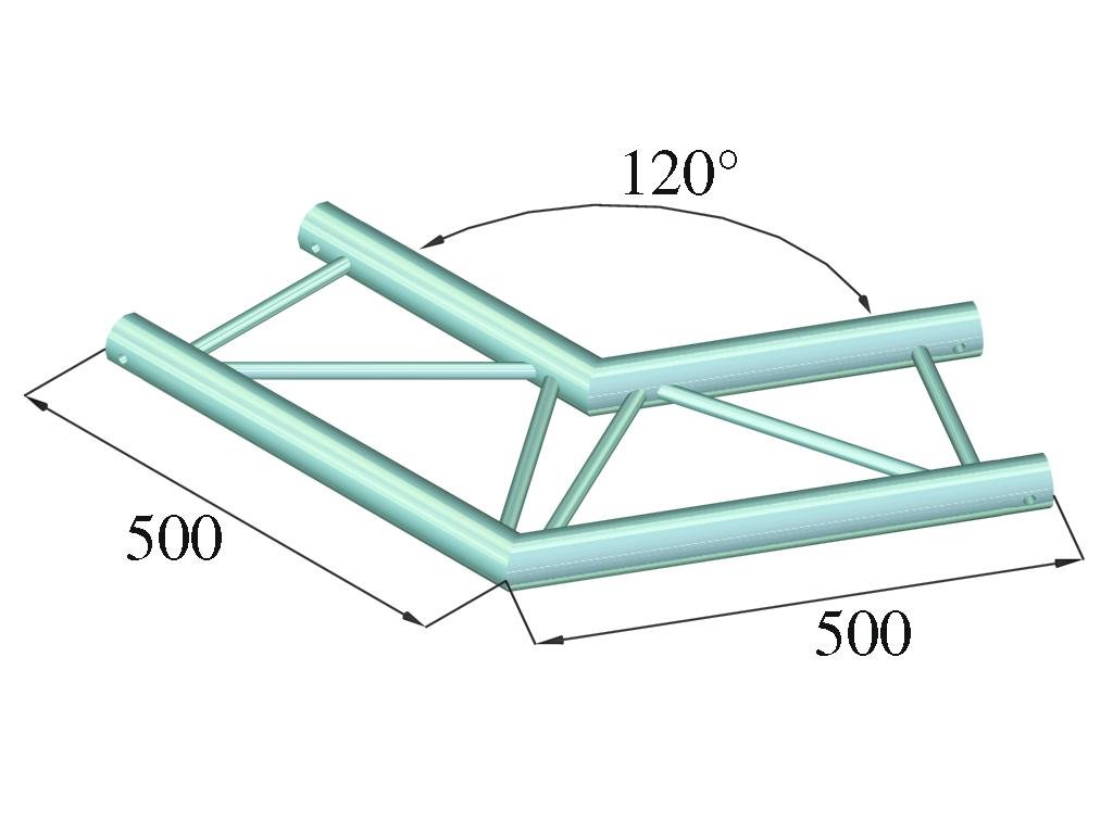 ALUTRUSS BILOCK BQ2-PAC22H 2-Weg Ecke 120°