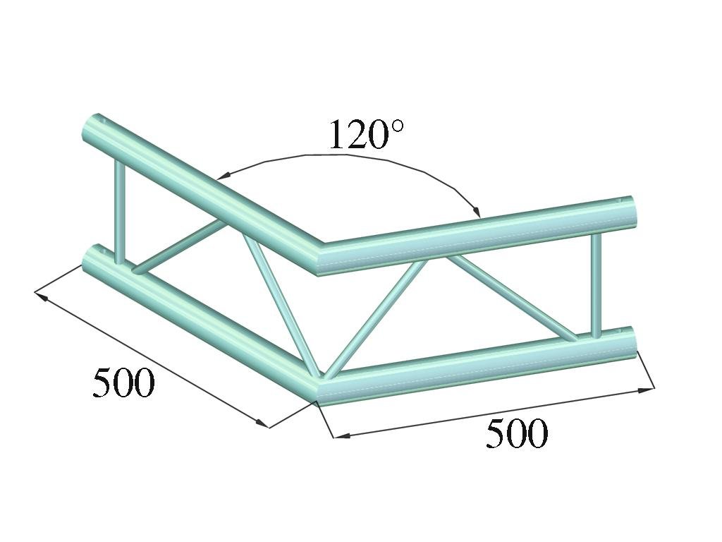 ALUTRUSS BILOCK BQ2-PAC22V 2-Weg Ecke 120°