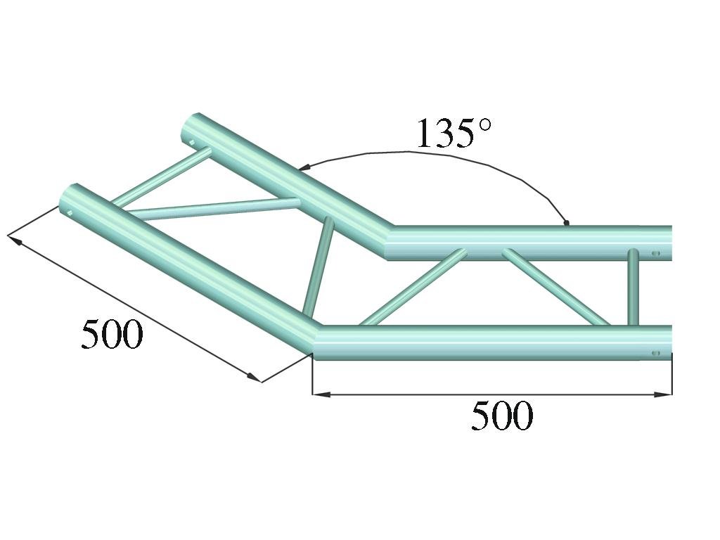 ALUTRUSS BILOCK BQ2-PAC23H 2-Weg Ecke 135°