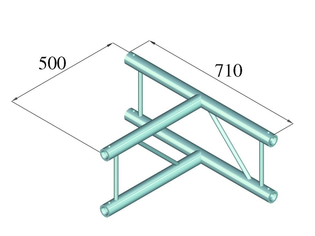 ALUTRUSS BILOCK BQ2-PAT36V 3-Weg T-Stück 90°