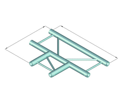 ALUTRUSS DECOLOCK DQ2-SPAT35H 3-Weg T-Stück 90° sw